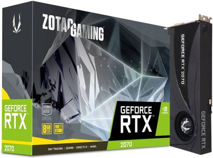 ZOTAC Gaming GeForce RTX 2070 Mini Blower GDDR6 8 GB NVIDIA Chipset 256 bit 1620 MHz Graphics Card