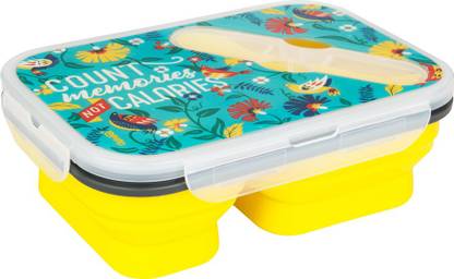 chumbak Count Memories Not Calories 2 Containers Lunch Box