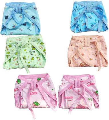 Justlist Fine Quality Soft Cotton fabric, Super Soft and Skin Friendly-Reusable Diaper Nappies