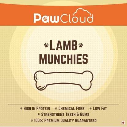 PawCloud Lamb/Mutton Munchies Stick Dog Treat - 800 GM Lamb Dog Chew