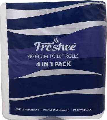 Freshee 4 IN 1 Premium Toilet Paper Roll