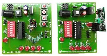 BMES Electronics 433 Mhz RF Module Wireless Encoder Decoder Boards Complete Set Micro Controller Board Electronic Hobby Kit