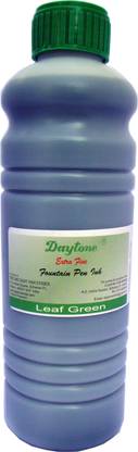 Daytone Extra Fine Leaf Green 500 Ml. Pack of 2 Ink Bottle