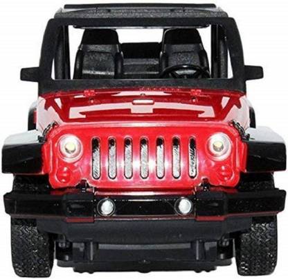 Fancy remote control open jeep toy car for kids (RED)