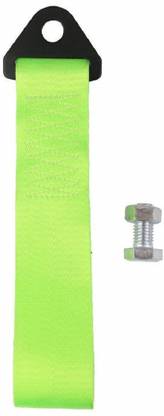 Futurekart 2 Tons Racing Car Tow Towing Strap for Front Bumper Hook Truck (Green) 0.2 m Towing Cable