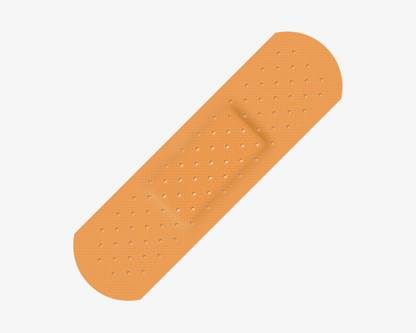 PMW Band-Aid Tape - Water Proof - 100 Strips Adhesive Band Aid