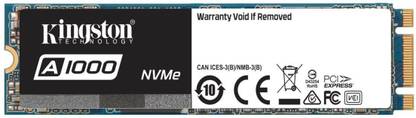KINGSTON A1000 960 GB Laptop, Desktop Blue PCIe NVMe Internal Solid State Drive (SSD) (SA1000M8/960G)