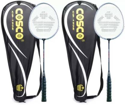 COSCO CB-150e Black Full Cover Black Strung Badminton Racquet
