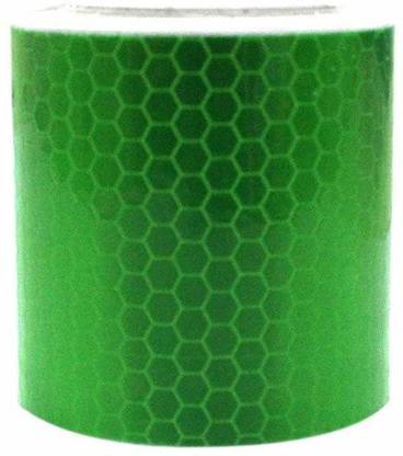 SYGA 3 Meter Reflective Warning Tape Sticker, High Visibility Safety Honeycomb Conspicuity Tapes 50 mm x 3 m Green Reflective Tape