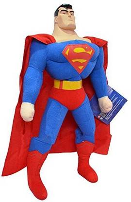 smart anime buy DC Superman With Rubber Face 35 Cms. Soft Toy Plush Stuffed Toys  - 35 cm
