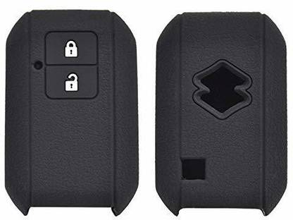 Silicone Remote Key Cover for Maruti Suzuki Swift 2018 (Set of 2 pcs.) Car Key Cover