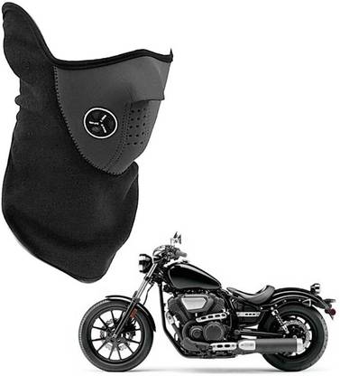 SPEEDZZ Black Bike Face Mask for Boys & Girls