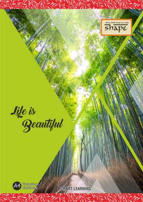Shape A4 Notebook A4 Notebook Single 172 Pages