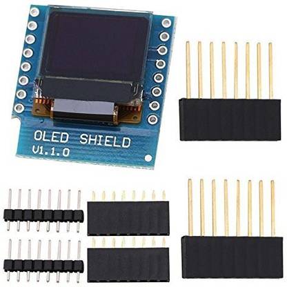 arduino M919 OLED Shield for WeMos D1 mini 0.66" inch 64X48 IIC I2C Display Lights Electronic Hobby Kit