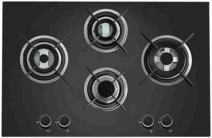 Carysil Salsa 4 Burner Built in Glass Hob 78 cm Glass Automatic Hob