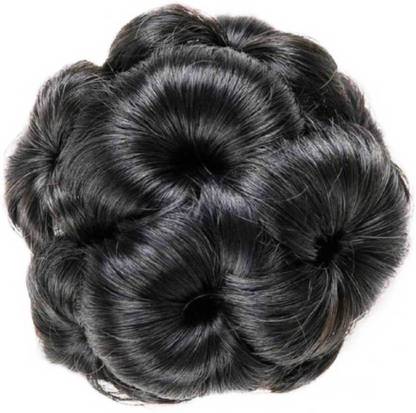 CRIBE Natural Black Clip Hair Bun