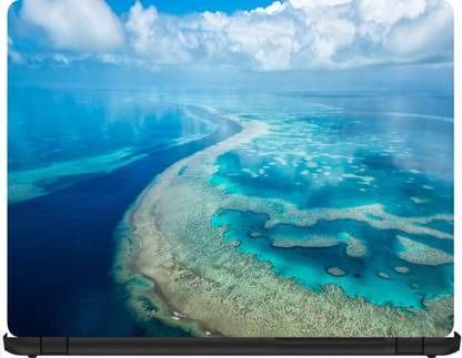 GEOBYTE Ocean 4K Hd Clouds Surface Hub Live 12762 Vinyl Reusable Laptop Skin Compatible for 15.6 inch