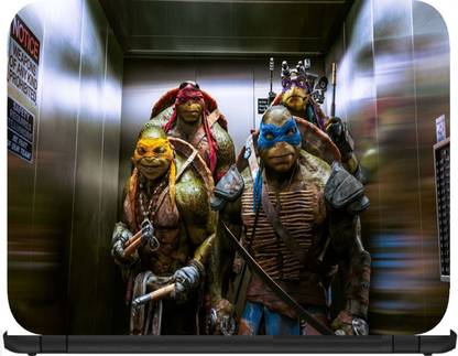 VGTECH Teenage Mutant Ninja Turtles Leonardo Raphael Michelangelo Donatello 96953 Vinyl Reusable Laptop Skin Compatible for 15.6 inch