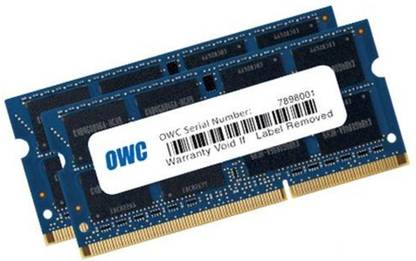 OWC NA DDR3 16 GB (Dual Channel) Laptop (Computing 16GB 2x 8GB 1867MHz 204-pin DDR3L SO-DIMM PC3-14900 Memory Upgrade Kit)