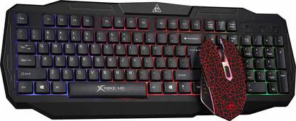 Xtrike Me MK-501 Wired USB Keyboard + Mouse Kit Combo Set