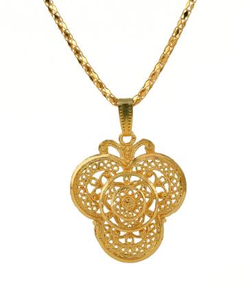 RESTI 12 three pati Gold-plated Metal Pendant Set