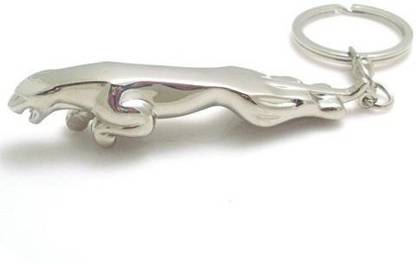 JAGUAR Silver Metallic Keychain Key Chain