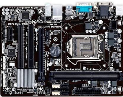 GIGABYTE GA-H81M-S2PV LGA 1150Socket Micro-ATX Intel H81 Express Chipset DDR3 Motherboard for Desktop