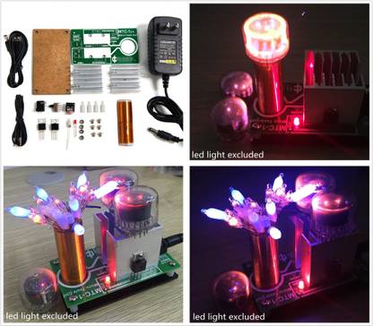 Joytech Mini Music Tesla Coil Diy Kits Wireless Transmission Experiment Model Qd01