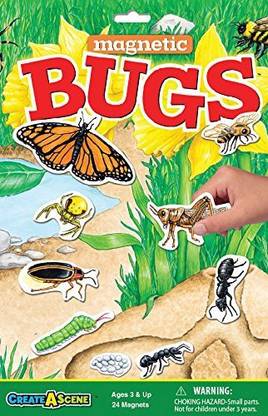 PlayMonster Create-A-Scene Magnetic Playset - Bugs