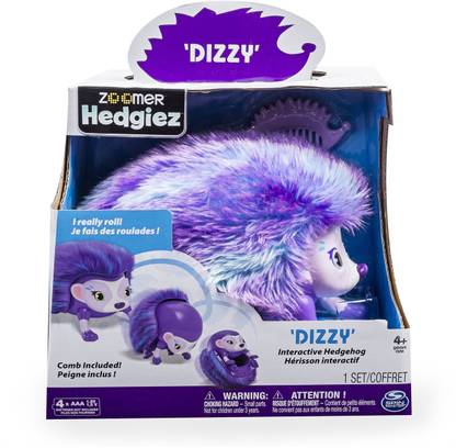 Zoomer Hedgiez Dizzy Interactive Hedgehog With Lights Sounds And Sensors By Spin Master