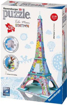 RAVENSBURGER Tula Moon: Eiffel Tower - 3D Puzzle (216-Piece)