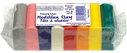 Creativity Street Modeling Clay 220G/Pkg-Bright Hues (Pack Of 6)
