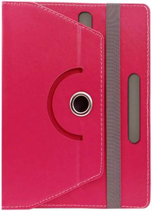 Fastway Book Cover for Micromax Canvas Tab P681 Designer Rotating Case