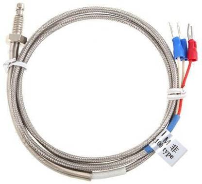 arduino M986 1M High Temperature Cable PT100 RTD 6mm Thread Thermometer Sensor 0?C-150?C Temperature Sensor and Controller Electronic Hobby Kit