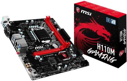 MSI H110M Gaming LGA1151Socket Micro-ATX Intel H110 Chipset DDR4 Motherboard for Desktop