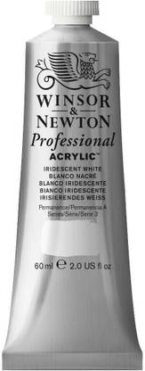 Winsor & Newton Professional Acrylic Colour - Tube of 60 ML - Iridescent White (330)