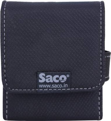 Saco Plug and Play Pouch for Pocket Size MP3 Players -(Black)