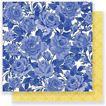 AMERICAN CRAFTS Maggie Holmes Flourish Patterned Paper 12 X 12" Poetic (25 Pack), Piece