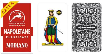 Modiano Napoletane 97/25 Regional Italian Playing Cards. Authentic Italian Deck.