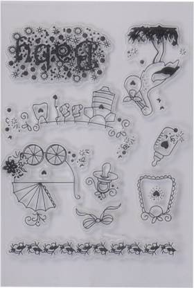 Pony Clear Rubber Stamp, Used in Textile & Block Printing, Card & Scrap Booking Making (Baby)