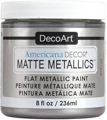 Deco Art Admmt-14 Americana Decor Matte Metallics 8Oz-Silver