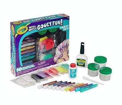 CRAYOLA Model Magic Gooey Fun! Party Set! Supplies For Slime Kit Parties
