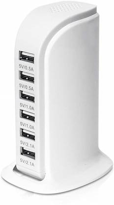 HDM TRADERS 1 A Multi-pin Wall Charger for Mobile with Detachable Cable