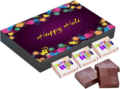 CHOCOCRAFT gifting for holi, 12 Chocolate Gift Box, chocolate gift box Truffles