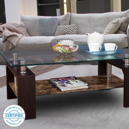 Hometown Garfield Glass Coffee Table