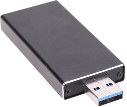 Buyyart New External B key M.2 NGFF SSD to USB 3.0 Super Converter Adapter Enclosure Case 4.5 inch USB Adaptor