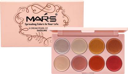 MARS 8 IN 1 3D Highlighter Cream Palette Makeup highlighter Concealer Brighten Highlighting Makeup  Highlighter