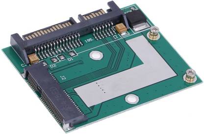 Buyyart New Mini PCIe mSATA to 2.5" SATA III Converter Adapter Card Module Board 7+15 22 Pin SATA 6G Support 50mm AM1Socket ATX AMD RX881 Chipset DDR2 Motherboard for Desktop