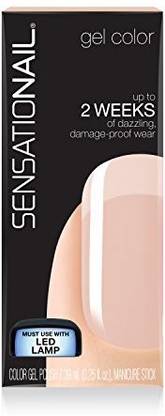 Sensationail Gel Polish Barely There 025 Fluid Ounce (Pack Of 36) Multicolor