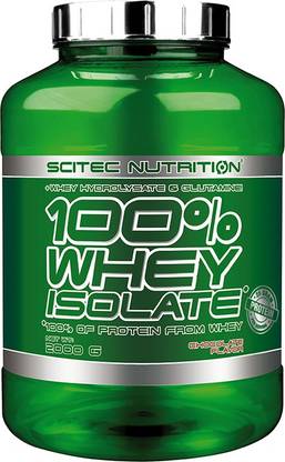 SCITEC NUTRITION Scitec 100% Whey Isolate Protein Powder- 4.4Lbs(Chocolate) Whey Protein